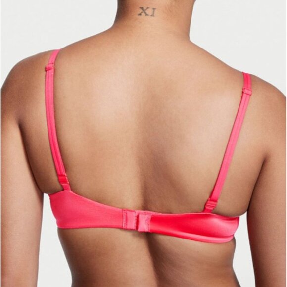 NWOT! 36D Victoria’s Secret - "Very Sexy" Smooth, Pushup Bra, Strawberry Red - Picture 4 of 4